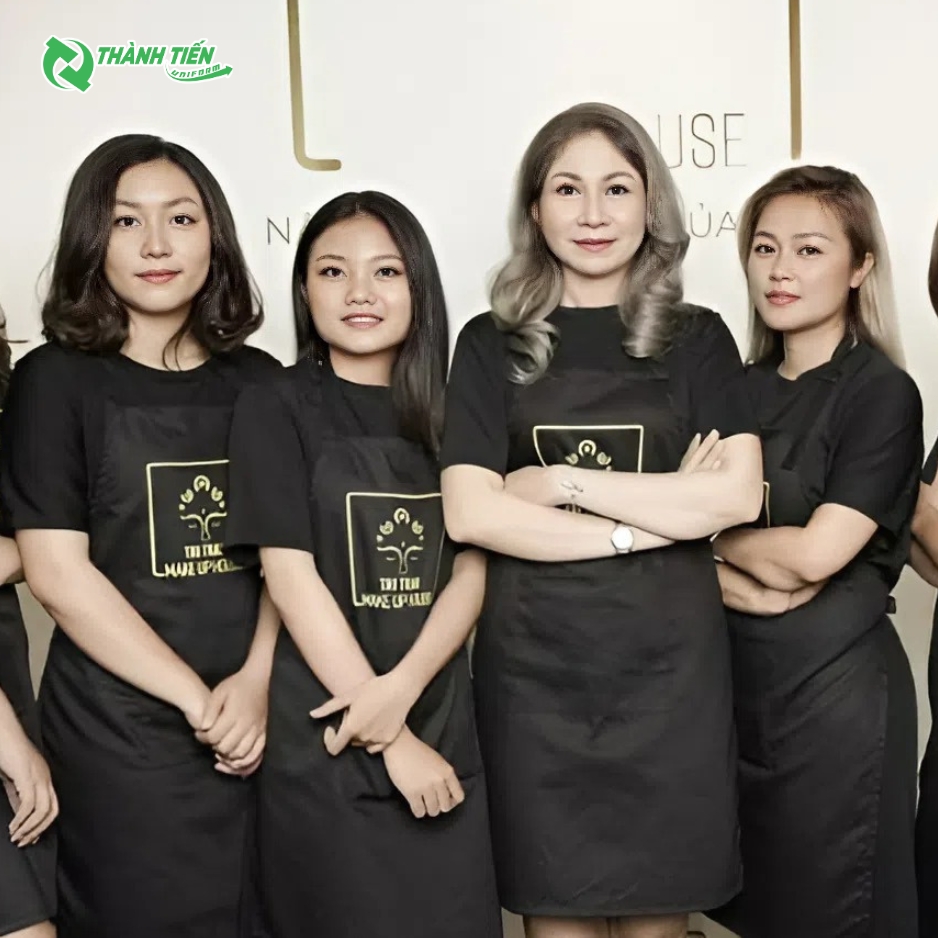 mẫu đồng phục nail đẹp