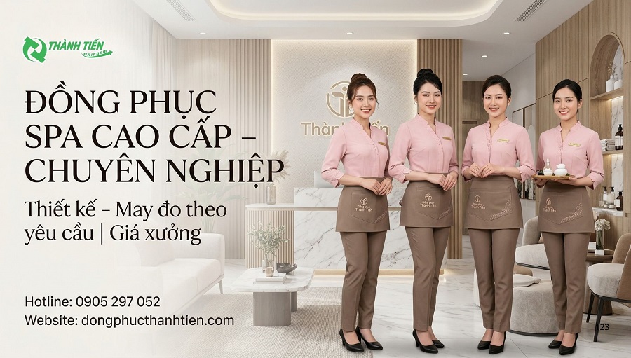 Xưởng may đồng phục spa theo yêu cầu tại TPHCM 