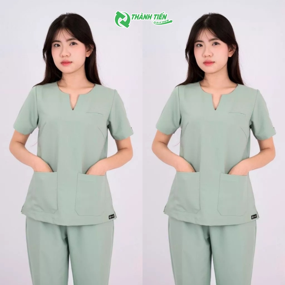 Mẫu đồng phục spa may sẵn