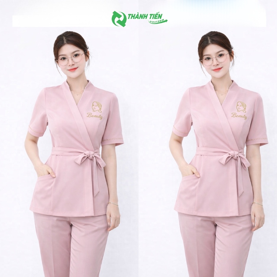 Mẫu quần áo đồng phục spa Hàn Quốc