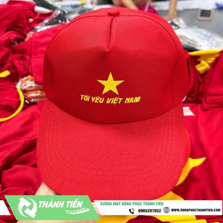 Mũ Lưỡi Trai Cờ Đỏ Sao Vàng Việt Nam