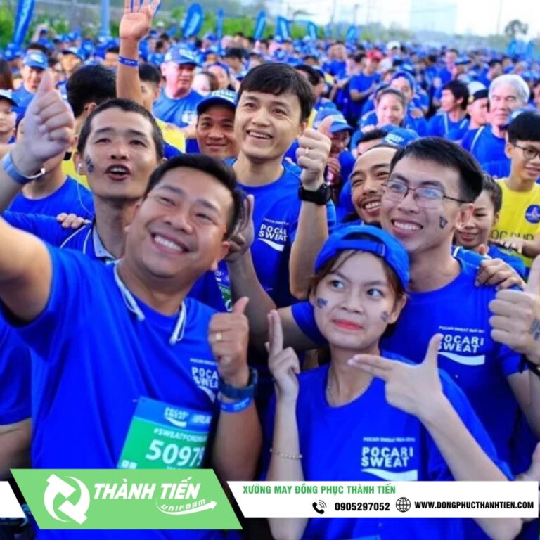 Mẫu Áo Thun Sư Kiện Quảng Cáo Pocari Sweat Run