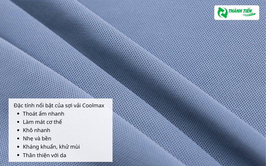 Đặc điểm nổi bật của sợi vải Coolmax