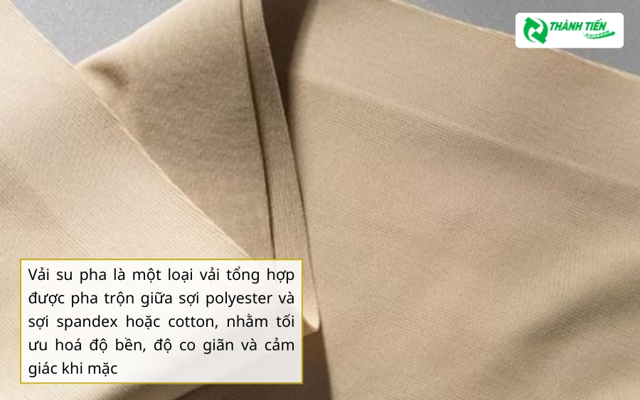 Vải su pha mềm mại, mịn màng, co giãn tốt, đặc biệt là khả năng giữ form
