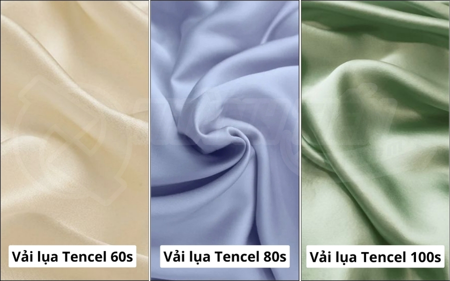Các con số 60s, 80s, 100s biểu thị độ mịn và mảnh của sợi vải