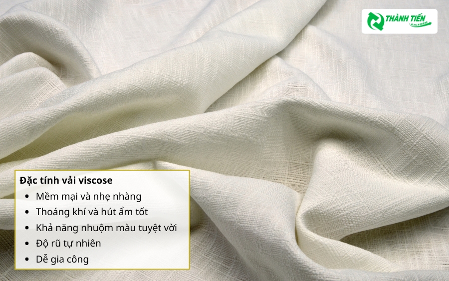 Vải viscose mang nhiều đặc tính nổi bật