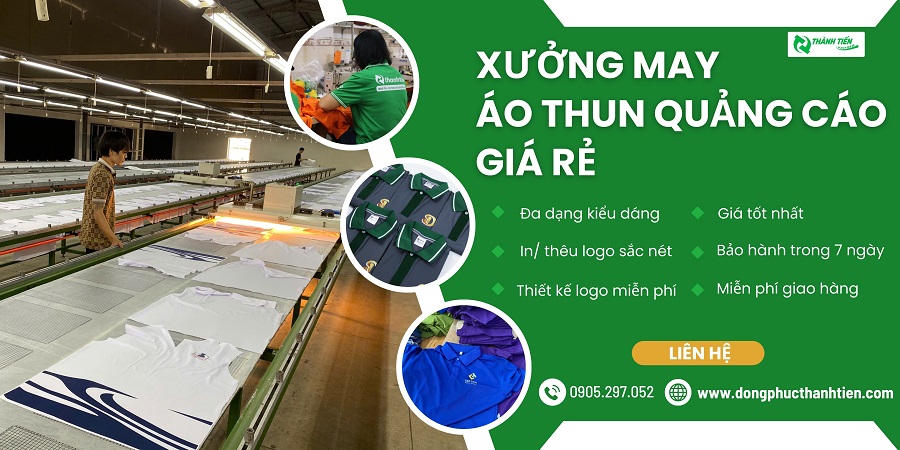Cơ sở may áo thun quảng cáo giá rẻ 