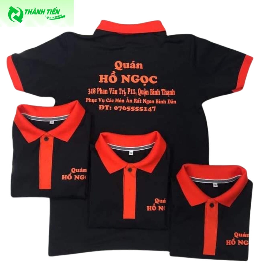 Áo polo là mẫu áo đồng phục nhân viên phổ biến hiện nay 
