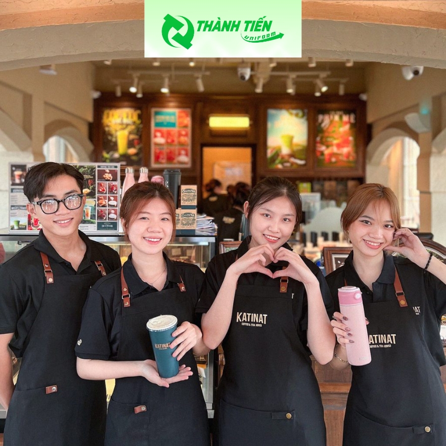 Đồng phục quán cafe đẹp giúp gây ấn tượng với khách hàng ​