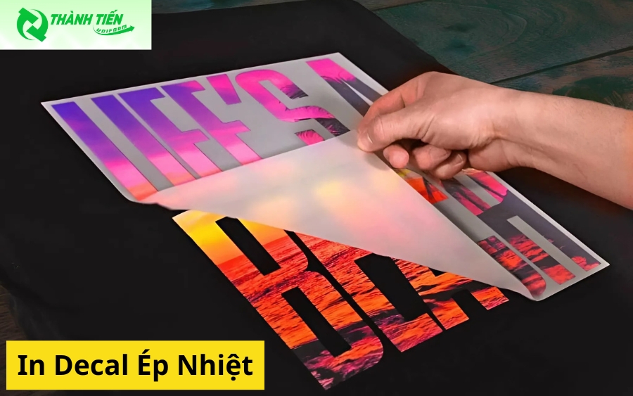 in decal chuyển nhiệt ép áo​