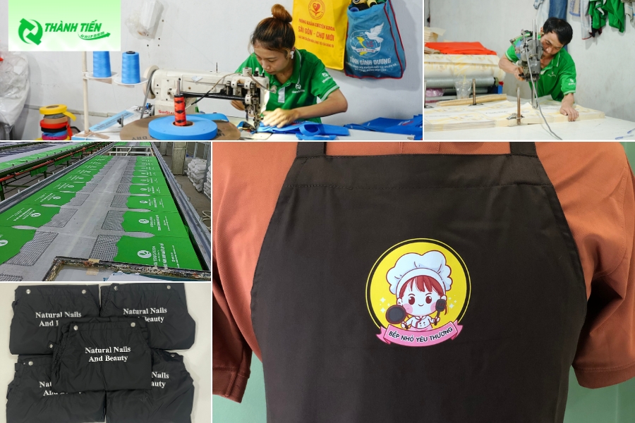 Xưởng may và in tạp dề giá rẻ, uy tín 