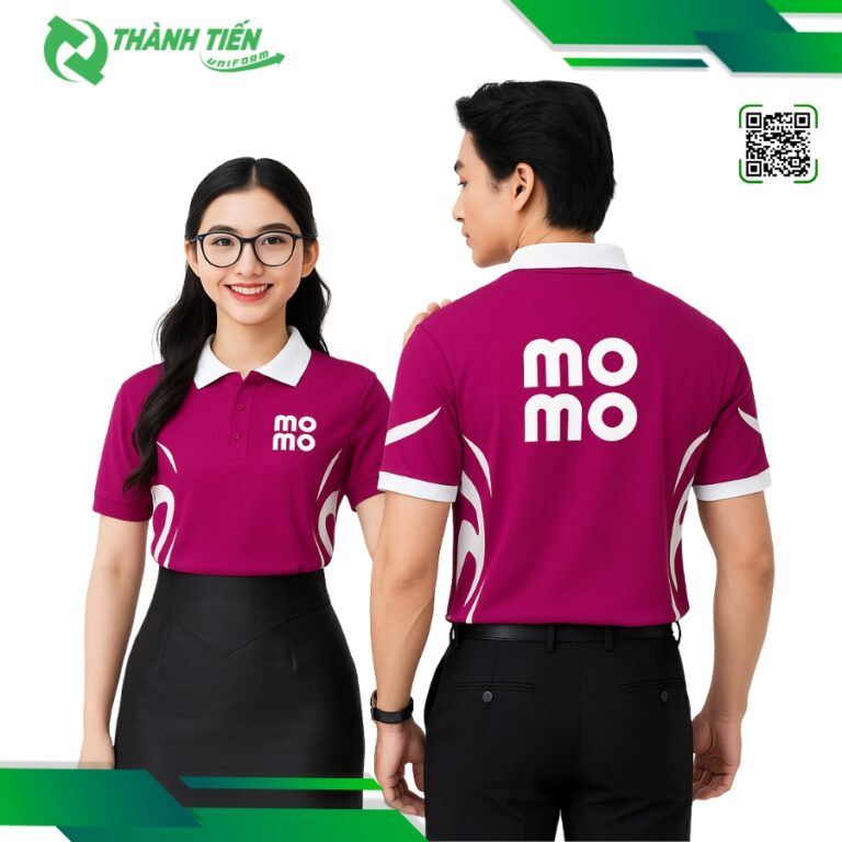 Mẫu Áo Đồng Phục Ví Điện Tử Momo