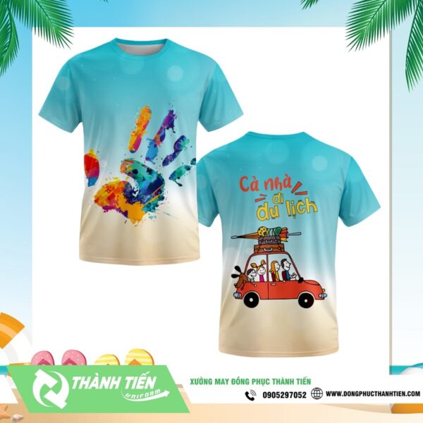 Mẫu Áo Team Building Cả Nhà Đi Du Lịch