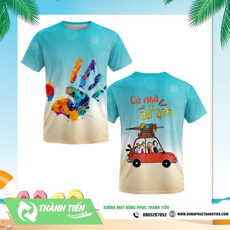 Mẫu Áo Team Building Cả Nhà Đi Du Lịch