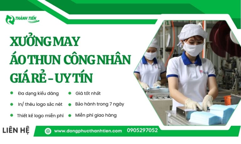 Đặt May Áo Thun Đồng Phục Công Nhân Giá Rẻ Tại TP.HCM