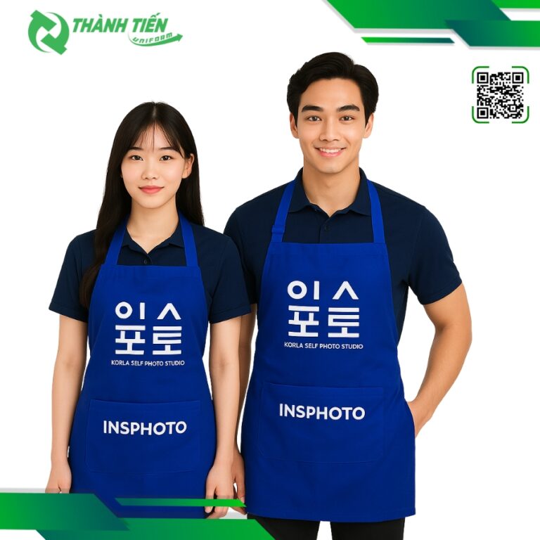Mẫu Tạp Dề Đồng Phục Thương Hiệu Insphoto