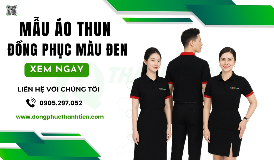 66+ Mẫu Áo Đồng Phục Màu Đen Chuyên Nghiệp Và Sang Trọng