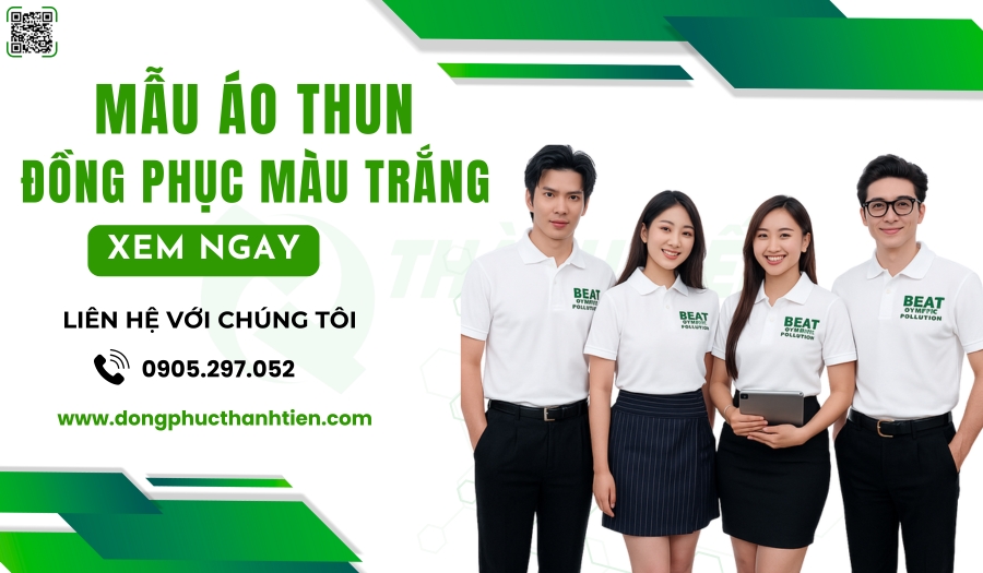 35+ Mẫu Áo Đồng Phục Màu Trắng Thiết Kế Đẹp, Cao cấp