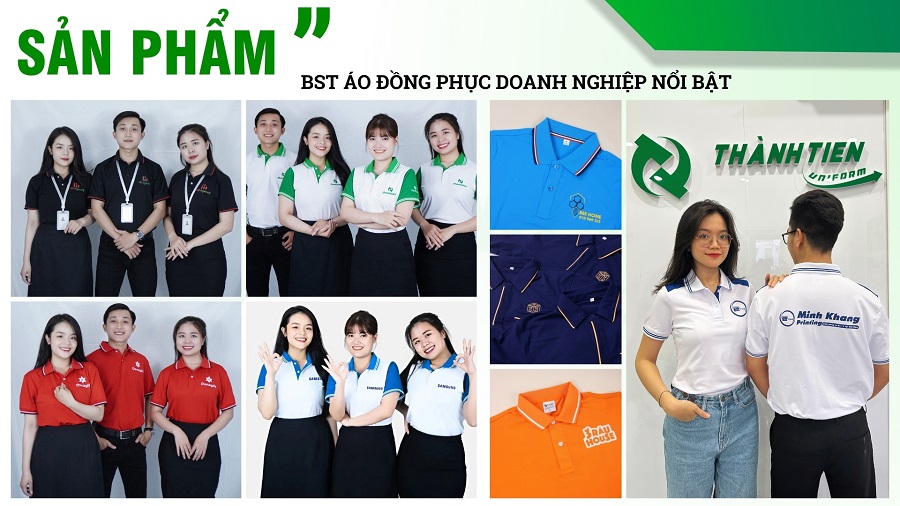 Mẫu áo thun đồng phục công ty đẹp 