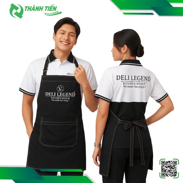 Mẫu Tạp Dề Quán Cafe Đặt May Theo Yêu Cầu