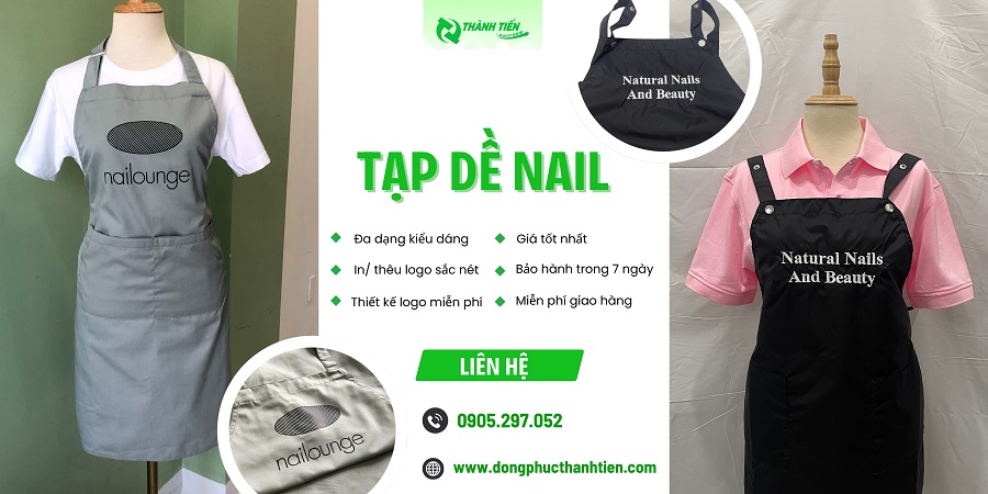 Địa chỉ may tạp dề đồng phục tiệm nail giá rẻ, uy tín tại TP.HCM 