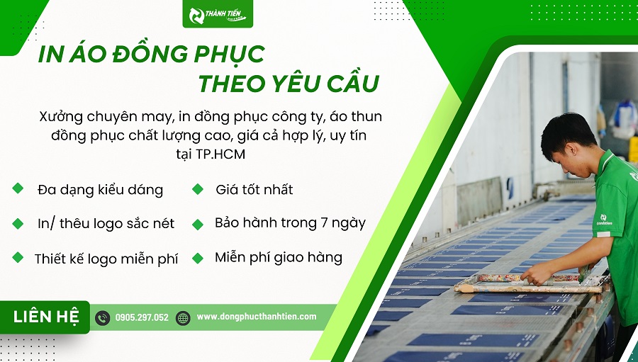in ao dong phuc theo yeu cau