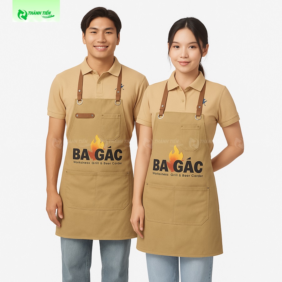 In tạp dề số lượng ít