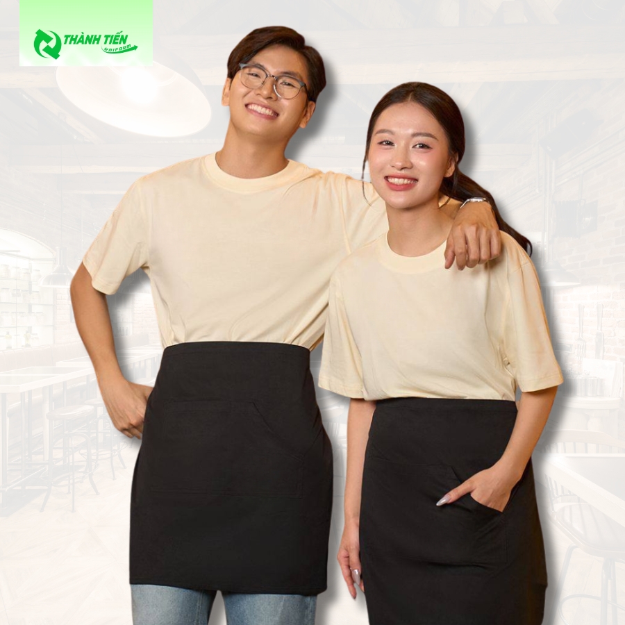 tạp dề bartender có túi đựng dụng cụ