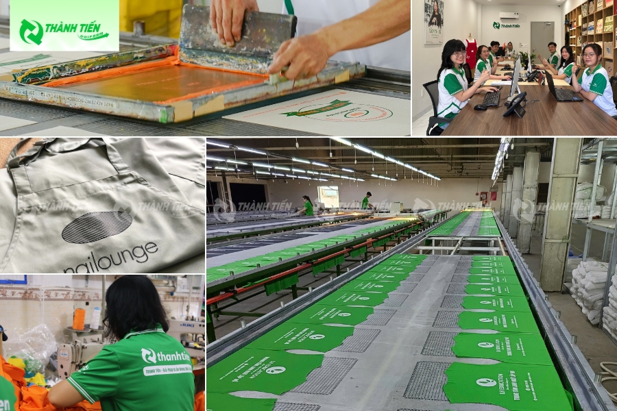 Xưởng may in tạp dề pha chế theo yêu cầu giá rẻ, uy tín 