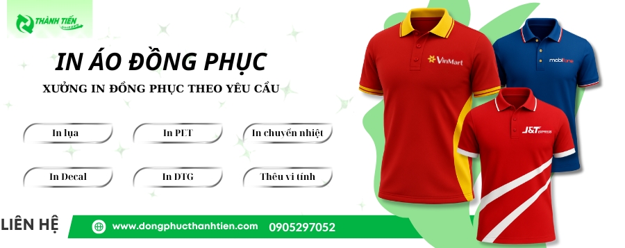 Dịch vụ in áo đồng phục theo yêu cầu 