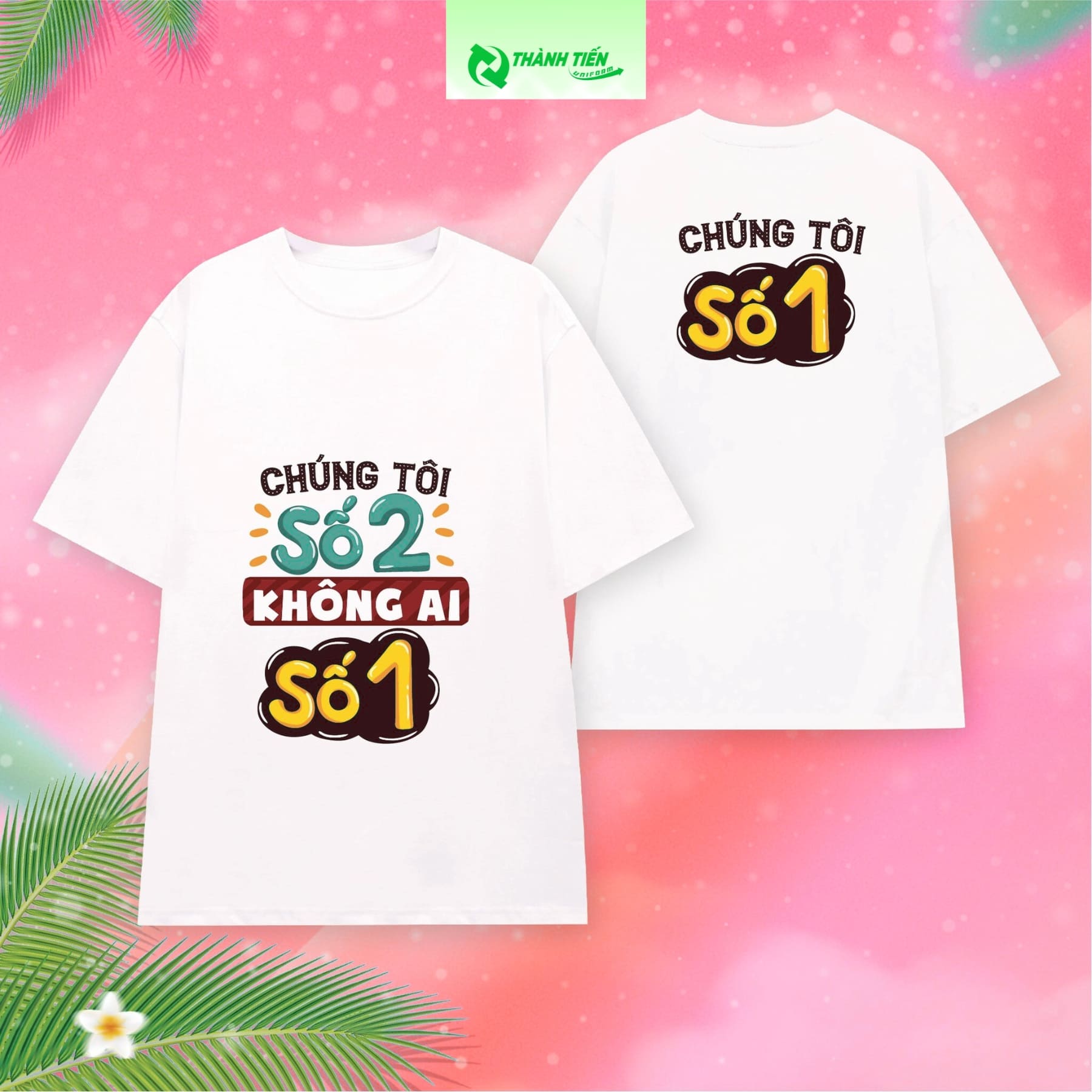 Mẫu Áo Thun Nhóm In Slogan Hài Hước, Siêu Chất