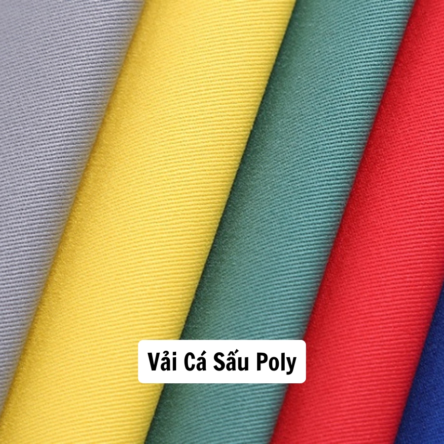 vải cá sấu poly còn bền màu, dễ bảo quản