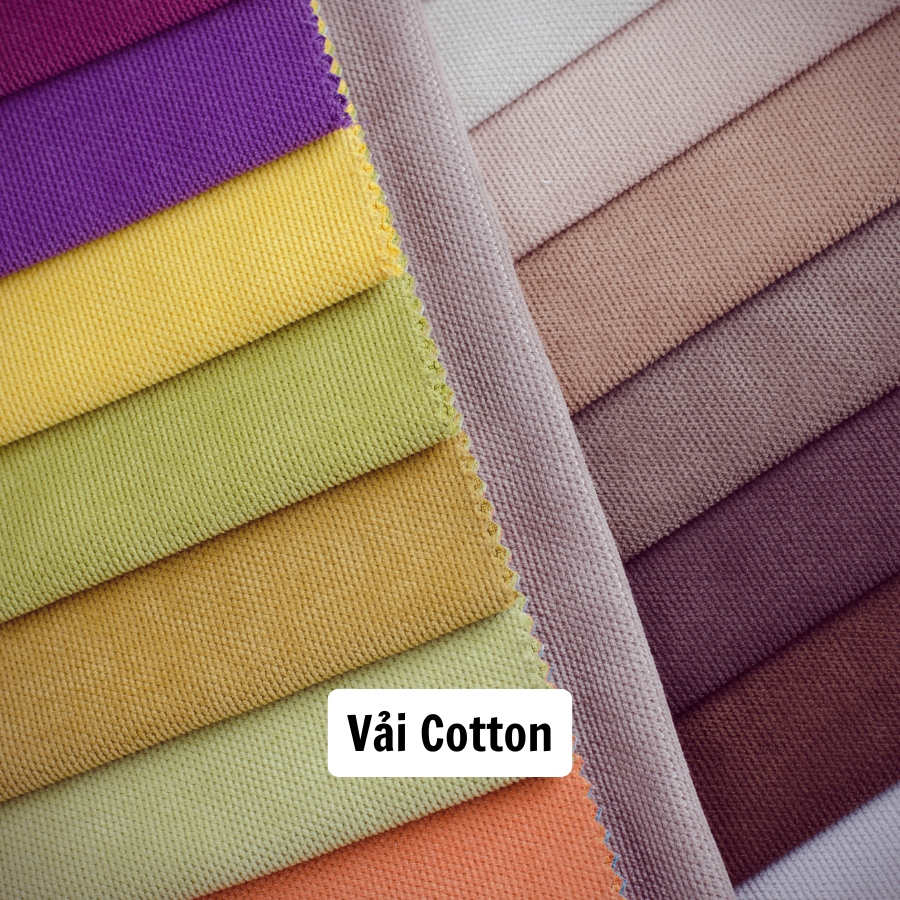 Vải cotton sử dụng phổ biến để may áo thun đi biển 