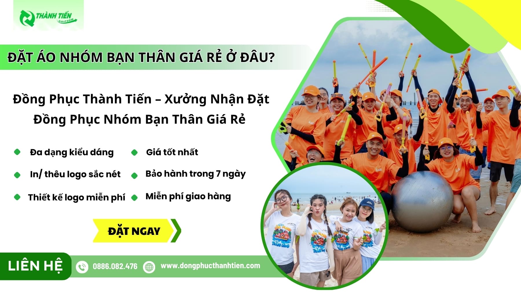 Địa Chỉ Đặt Đồng Phục Nhóm Bạn Thân Giá Rẻ Tại TP.HCM 
