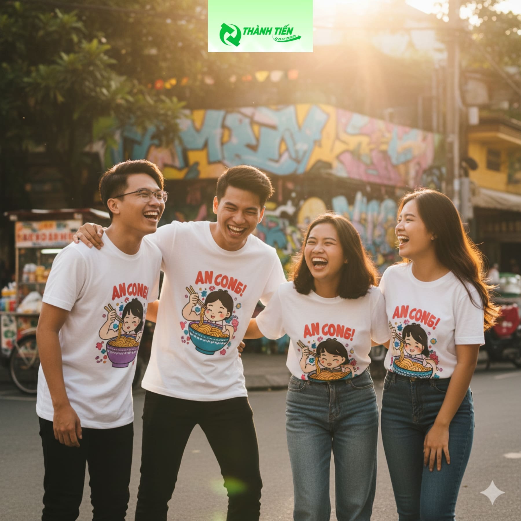 Mẫu áo nhóm bạn thân đẹp