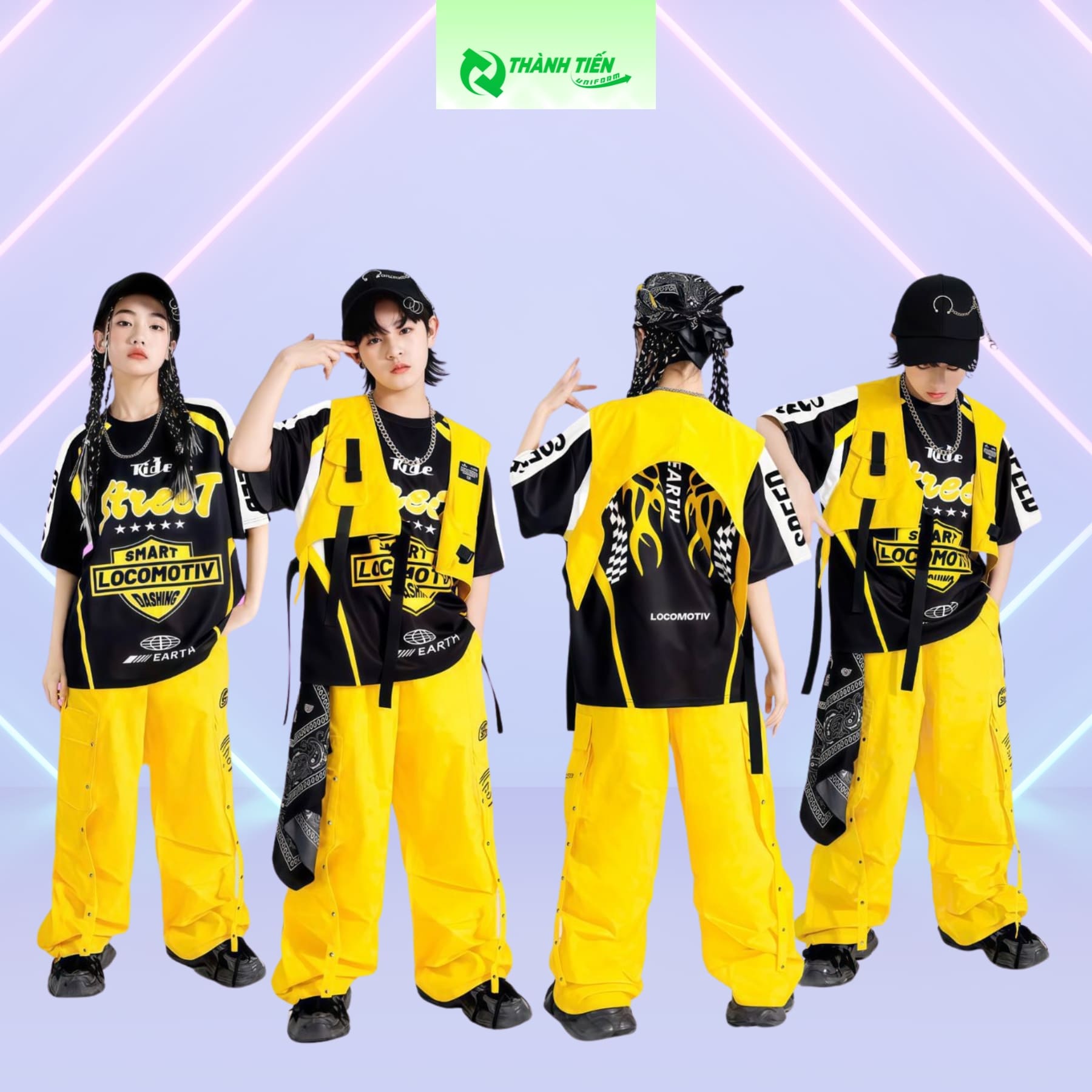 Mẫu áo nhóm nhảy hiện đại và cá tính