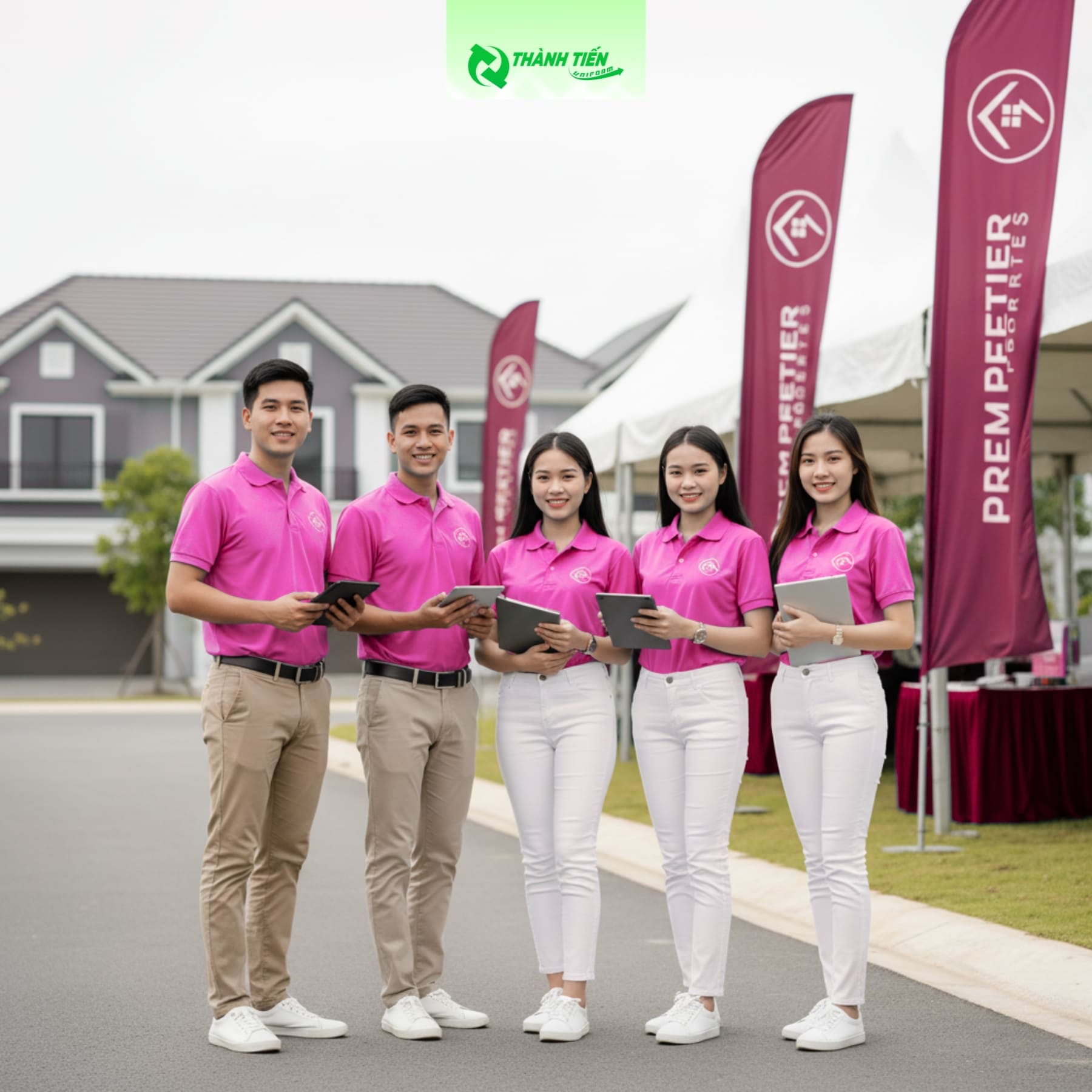 Phong cách thiết kế đồng phục môi giới bất động sản chuyên nghiệp