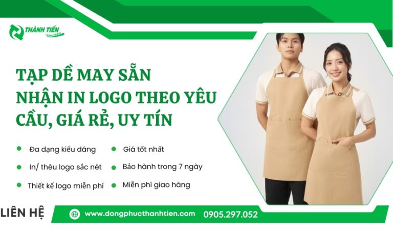 Địa chỉ mua tạp dề may sẵn giá rẻ, nhận in logo theo yêu cầu