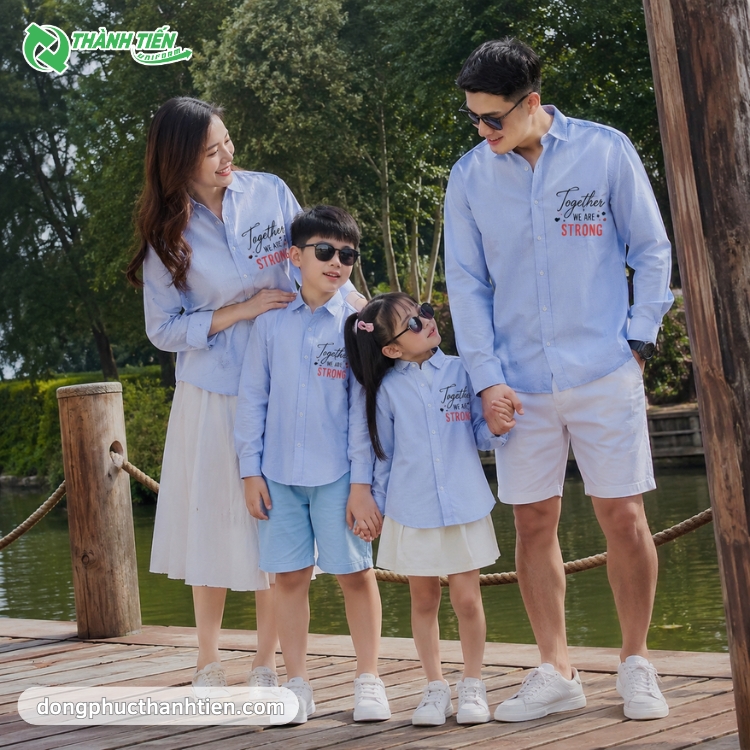 Đồng phục gia đình đẹp hiện đại