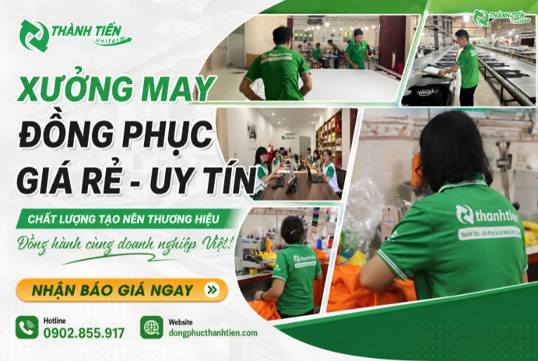 Xưởng may áo đồng phục gia đình giá rẻ tại tphcm