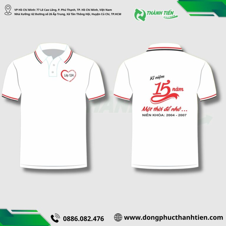 Áo Đồng Phục Họp Lớp 15 Năm