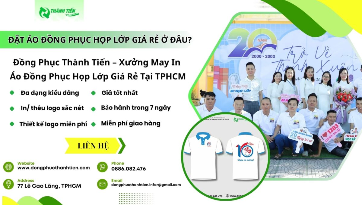 Đặt in áo kỷ niệm 10 năm giá rẻ
