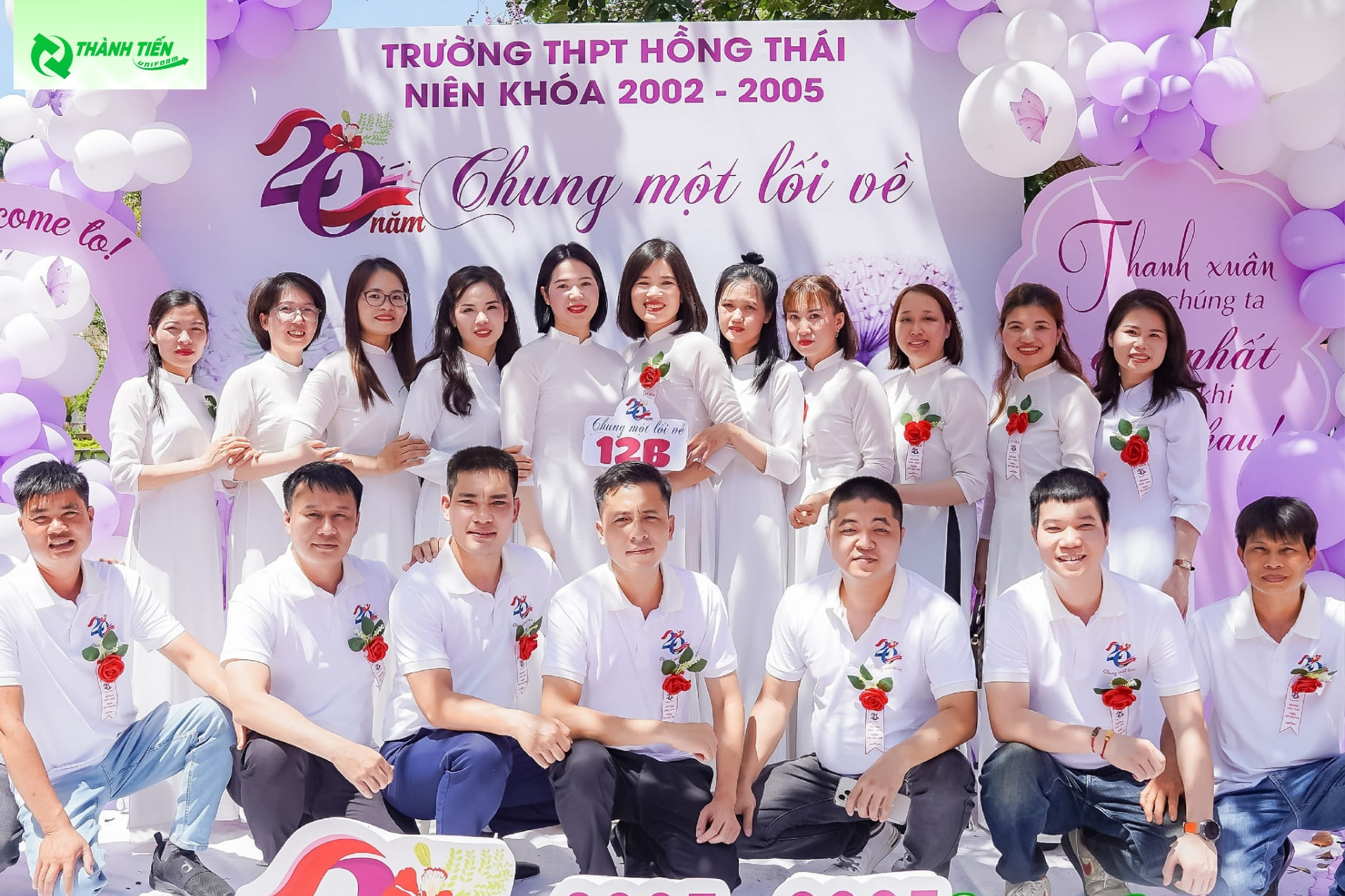 Mẫu áo kỷ niệm 20 năm ngày ra trường