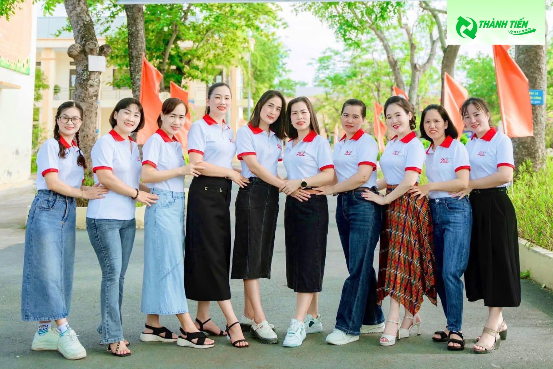 Áo phông đồng phục họp lớp 20 năm vải cotton