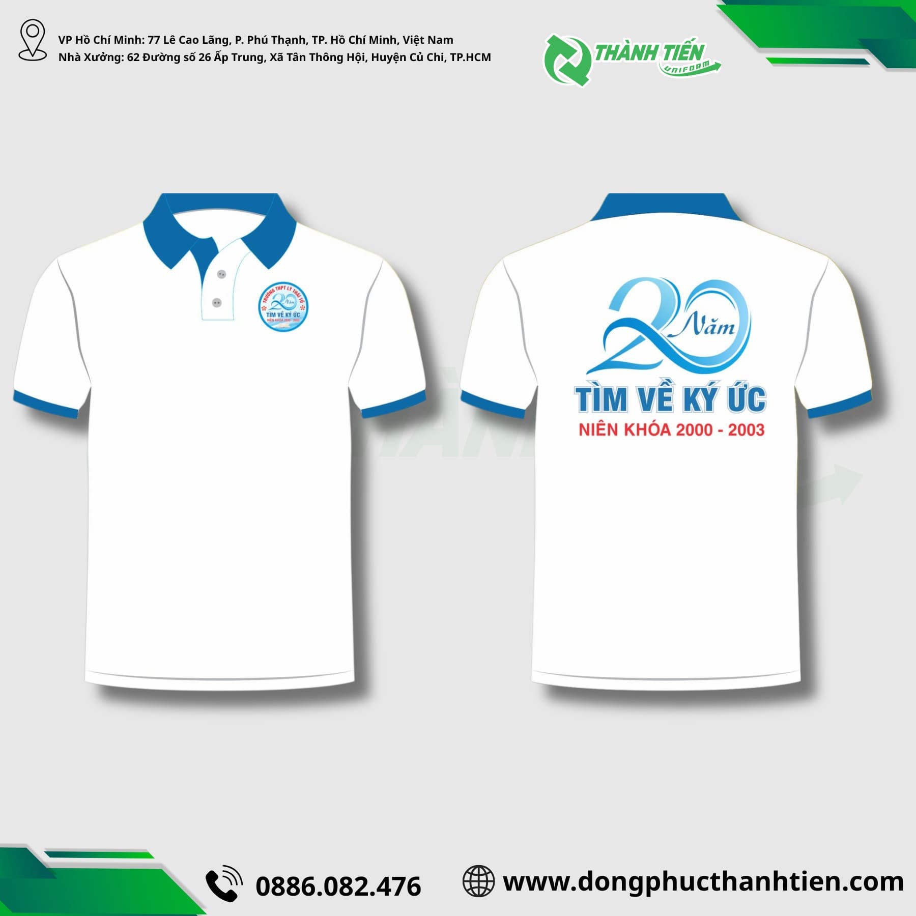 ao dong phuc ky niem 20 nam ra truong 3