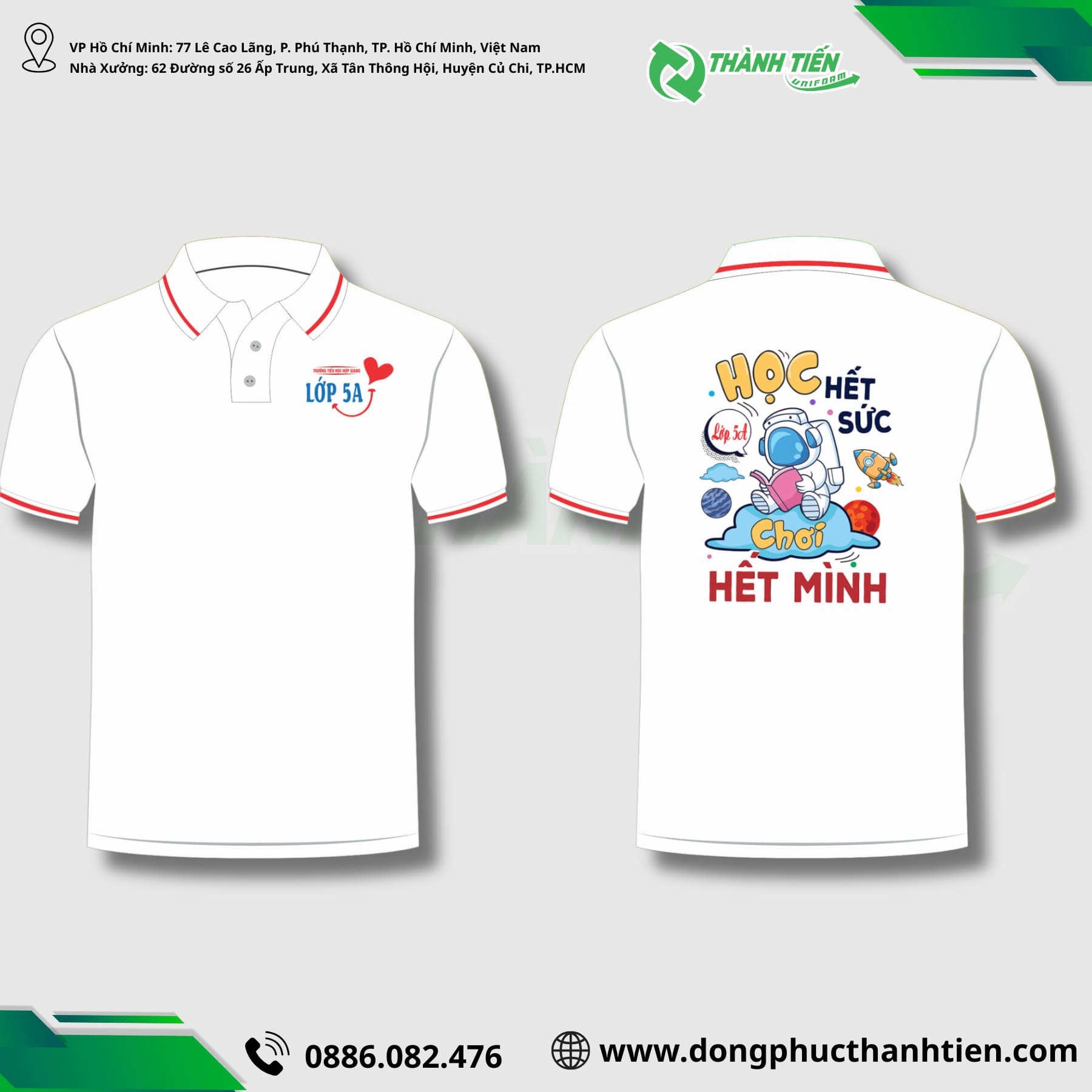 ao dong phuc ky niem 20 nam ra truong 5