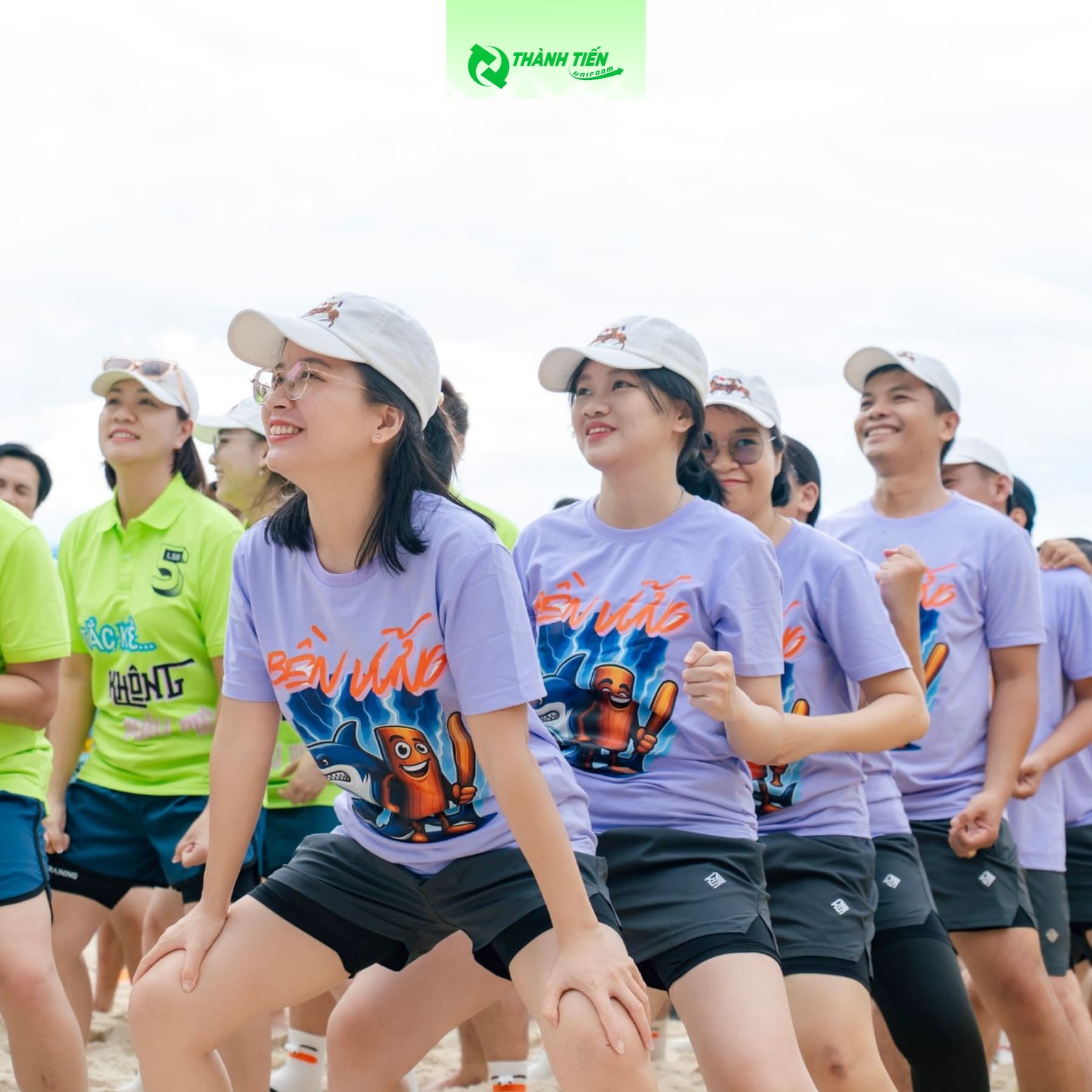 Áo nhóm đồng phục gắn kết tập thể