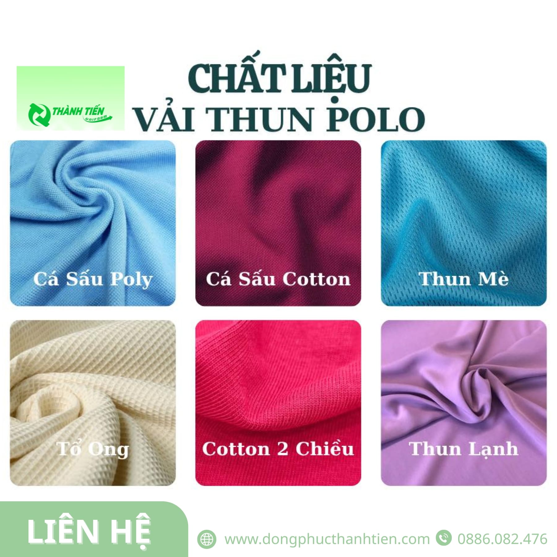 Chất liệu vải may áo đồng phục nhân viên quán nhậu giá rẻ