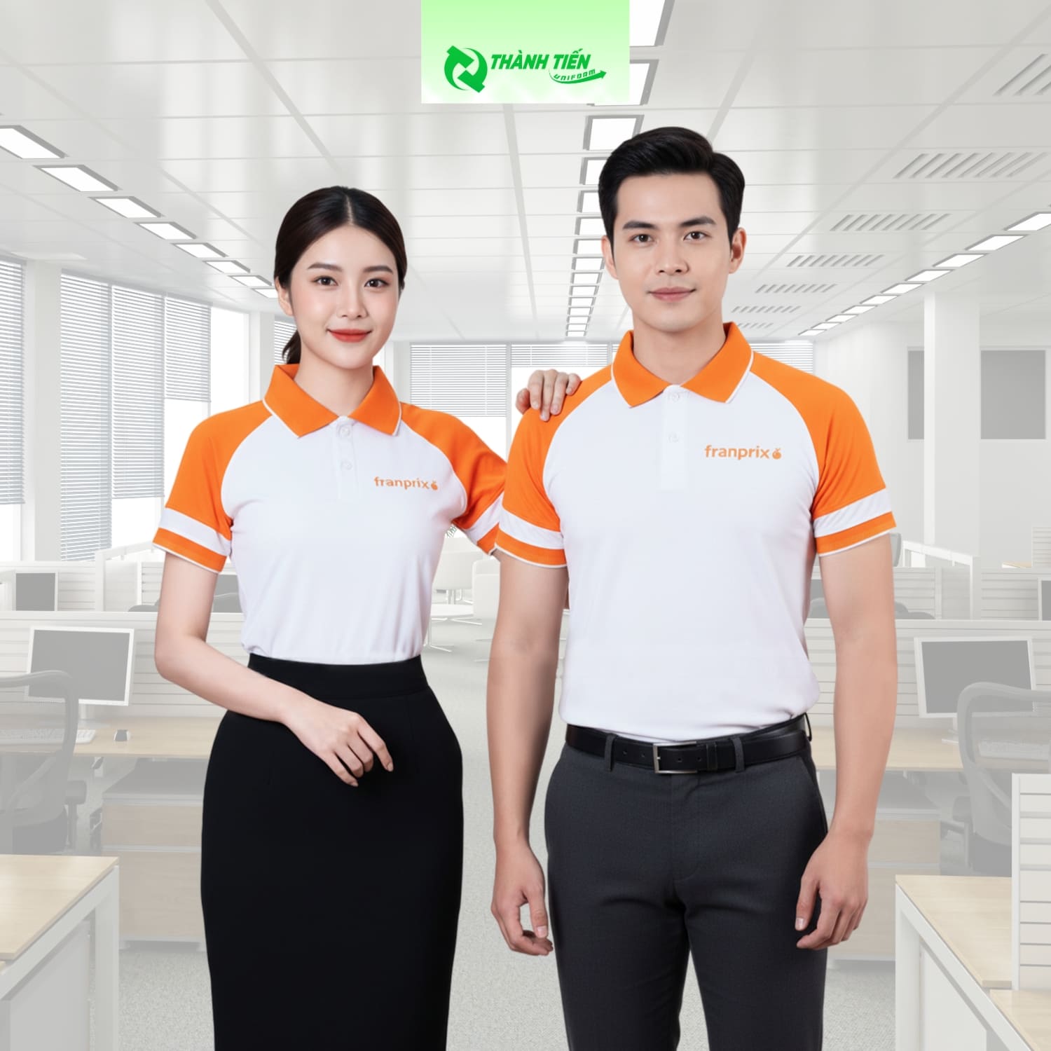 Mẫu áo đồng phục cho nhân viên công nghệ chuyên nghiệp 