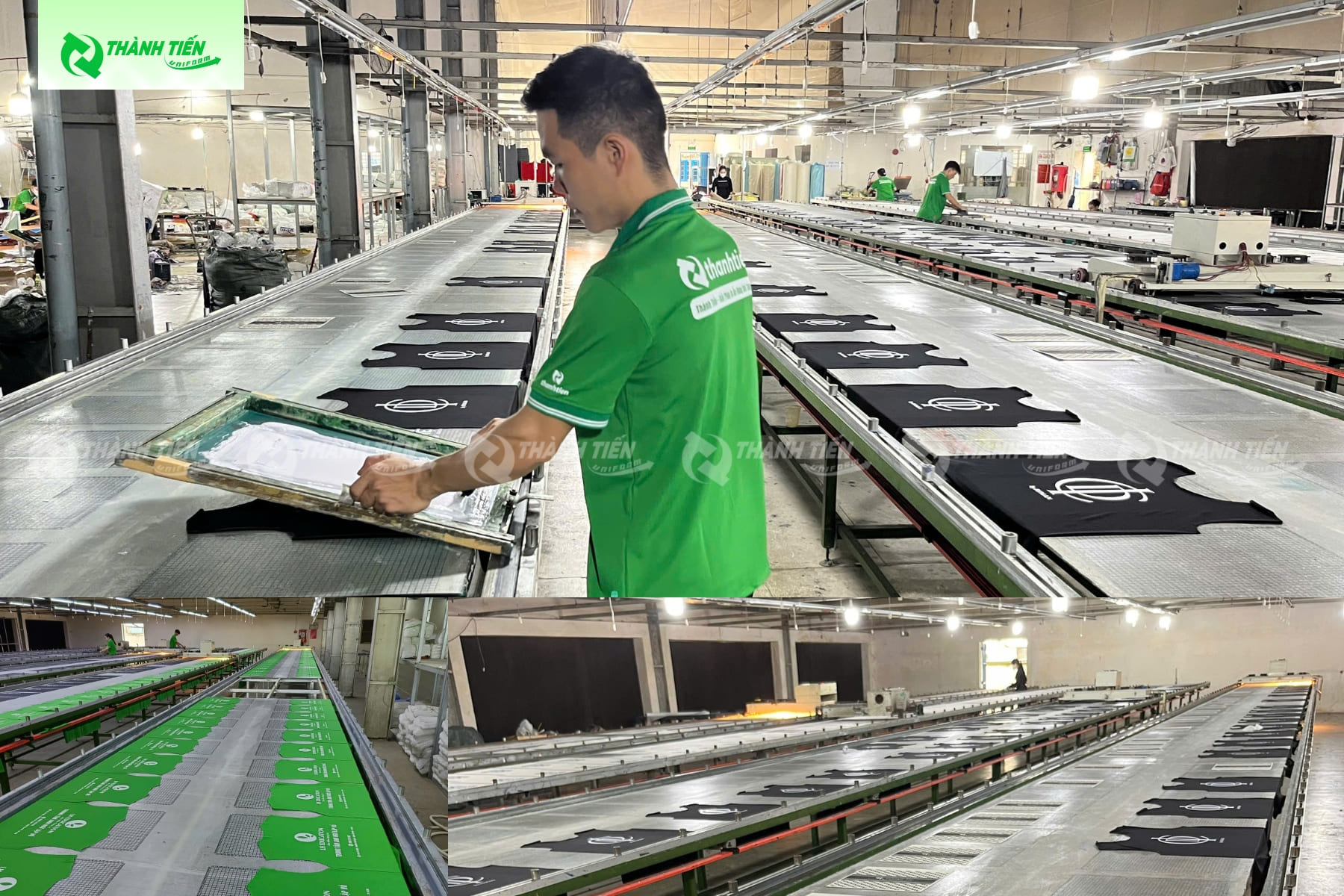 Nhận in áo thun đồng phục số lượng ít giá xưởng 